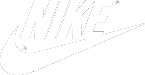 white nike logo transparent